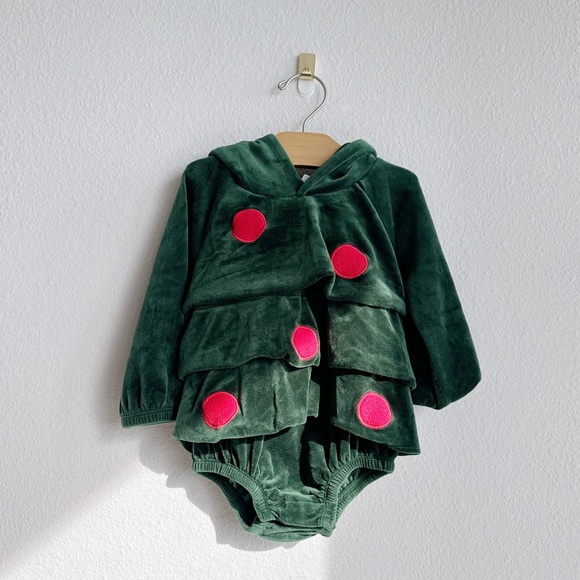 Old Navy Christmas Tree Romper - Picture 1 of 5